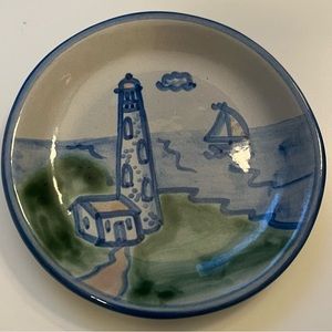 M A Hadley pottery coaster/small plate